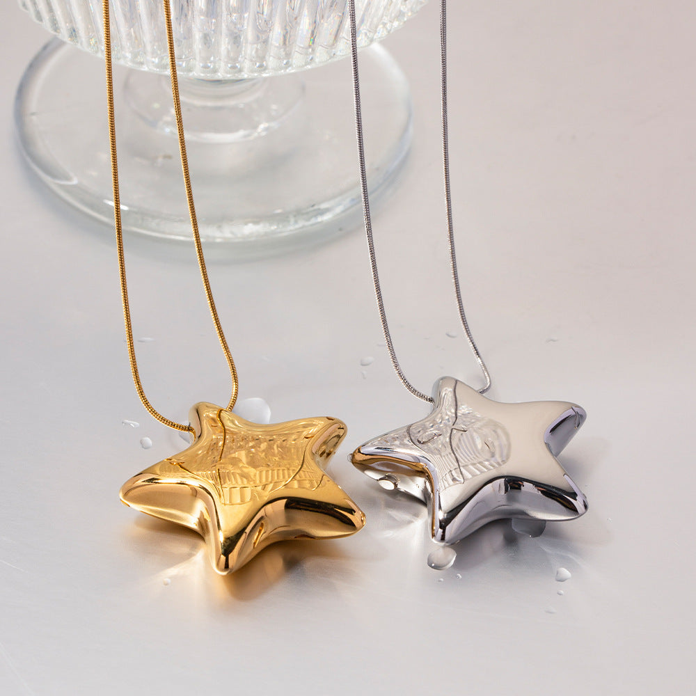 18K Gold-plated Star Necklace