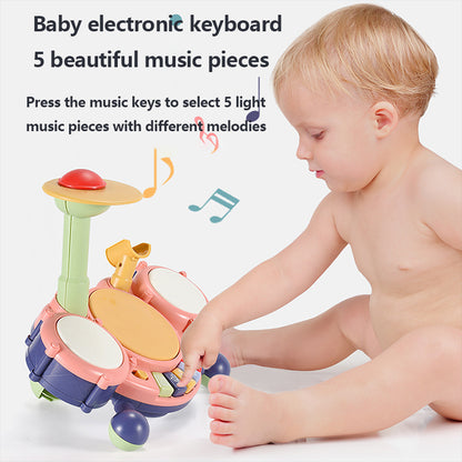 Children's Drum and Piano Set