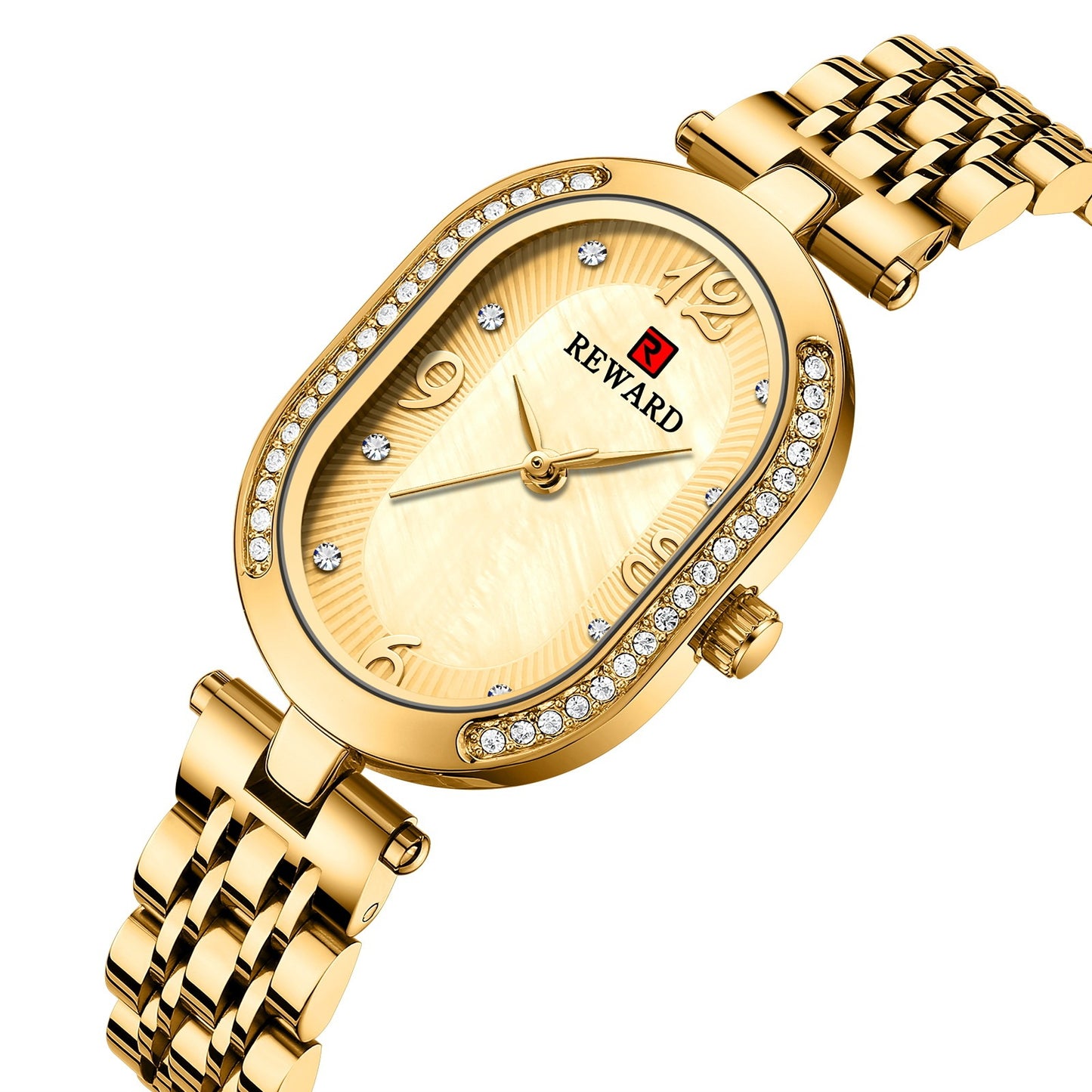 Elegant Watch With Diamonds