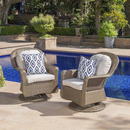 Swivel Club Chair Set