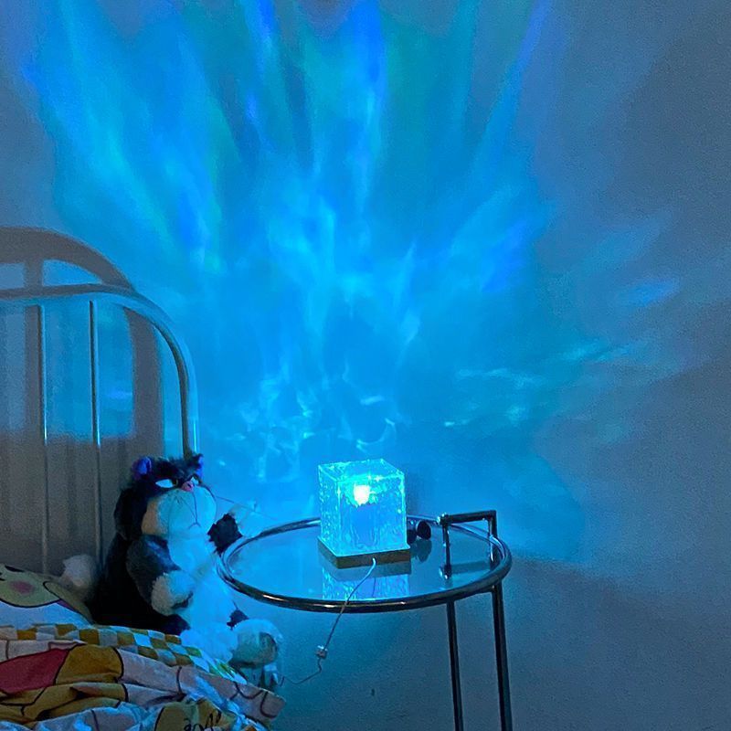 16 Color LED Water Ripple Ambient Night Light