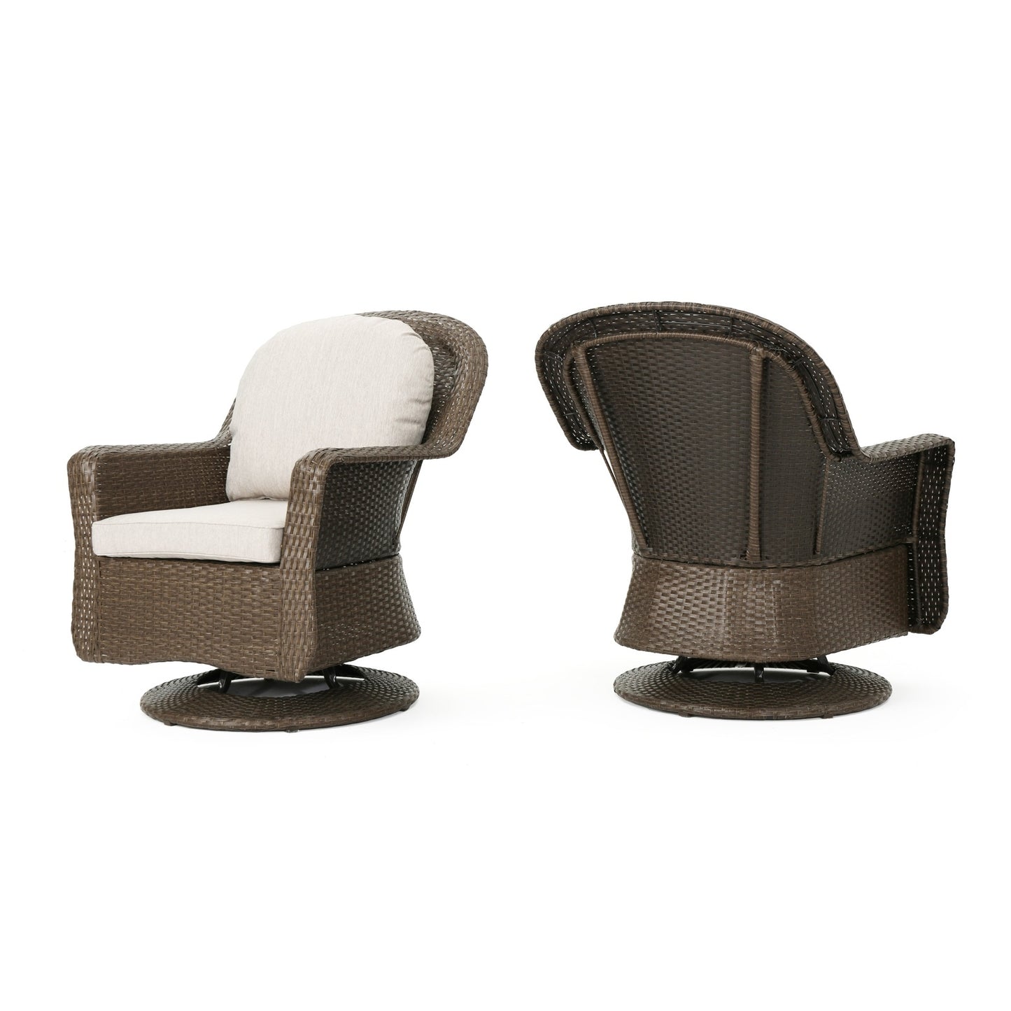 Swivel Club Chair Set
