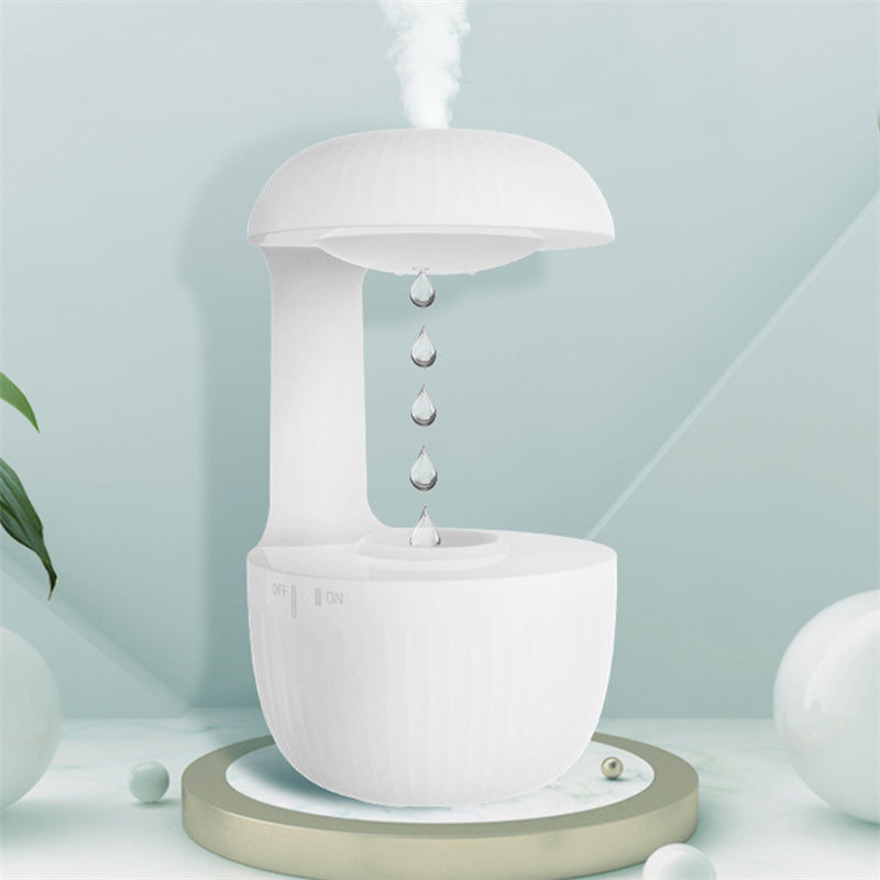 Countercurrent Humidifier With Levitating Water Drops