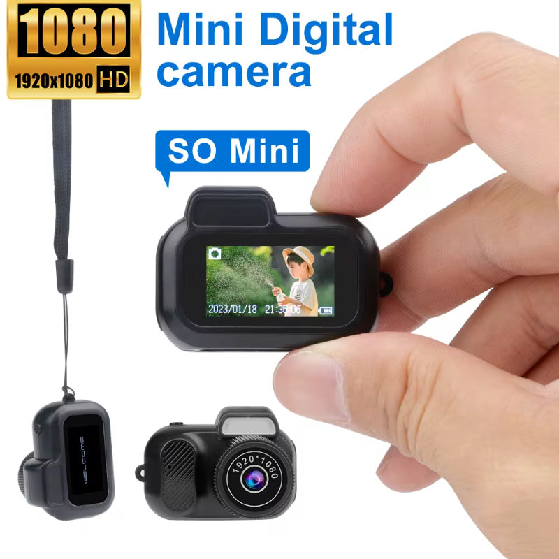 Retro Mini Camera With A 1080p HD Screen And Video Support