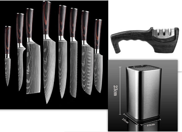 Damascus Style Chef Knives