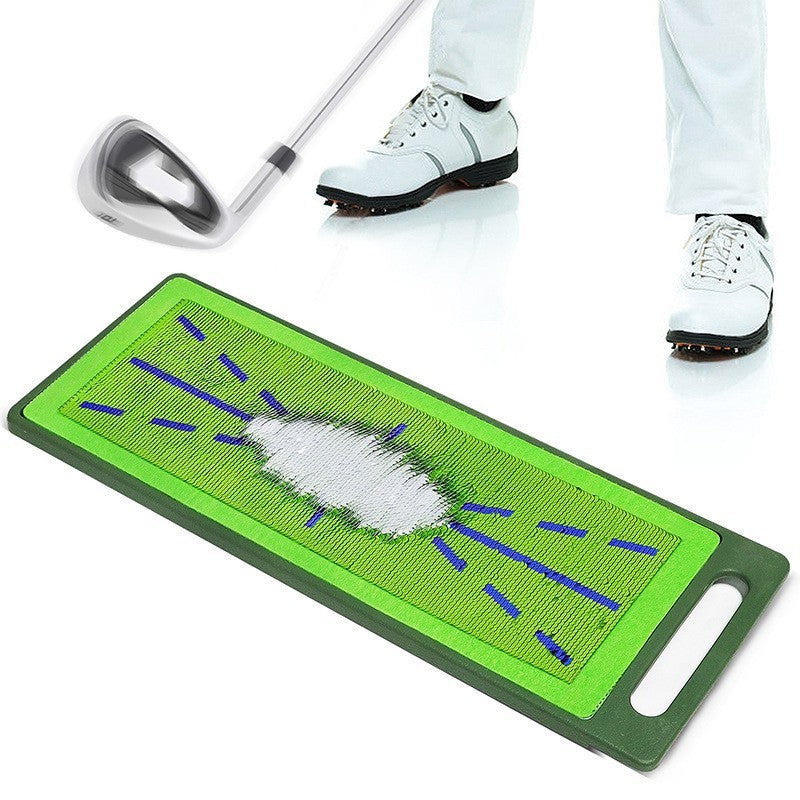 Golf Practice Mat With Swing Track