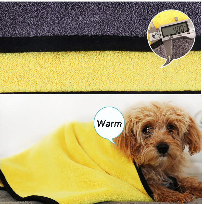 Quick-drying Pet Towels Super Absorbent Quick Drying Microfiber