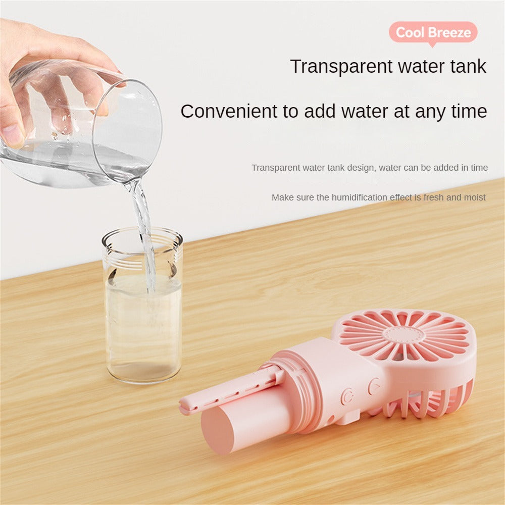 Usb Charging Portable Fan Icy And Refreshing Fan Water Supplement