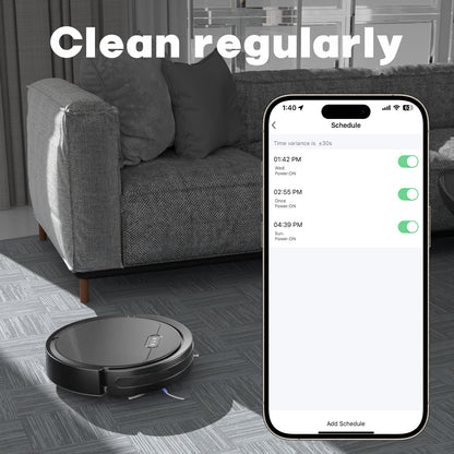 Robot Vacuum And Mop, 3 In 1 Combo Cleaner For Home With Pet Hair And Hard Floor