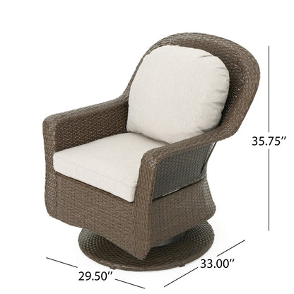 Swivel Club Chair Set