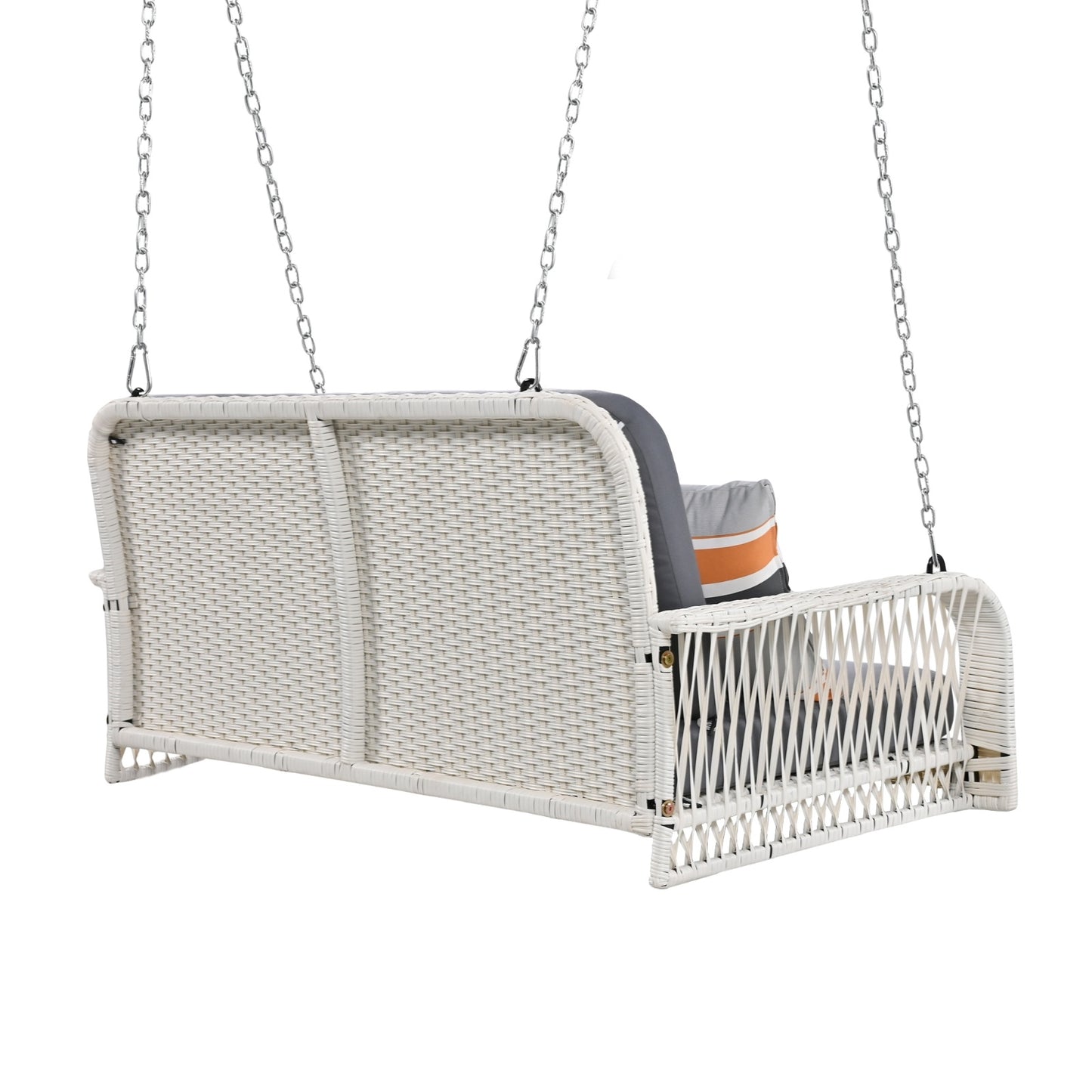 PE Wicker Porch Swing