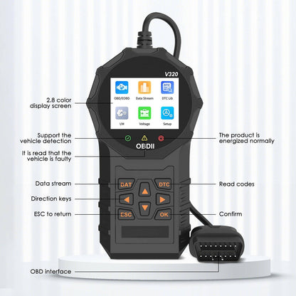 OBD Code Engine Fault Diagnostic Tool