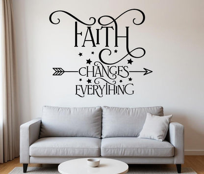 'Faith Changes Everything' Christian Decal